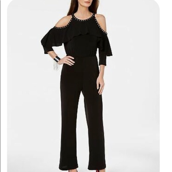 Thalia Sodi Black Jumpsuit Size Large - - Picture 1 of 6